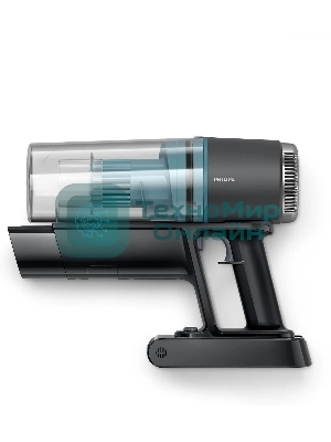 Пылесос вертикальный Philips XC3133/01 черный, питание от аккумулятора, уборка сухая/влажная, пылесборник 0,4 л