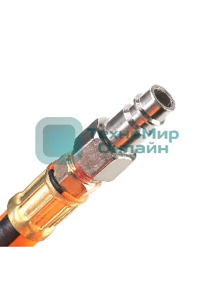 Шланг Patriot 520002440 пневматический армированный на автоматической катушке PHC 15/16H (прямой, гибрид , длина 15 м, диаметр 10х16, раб/макс давление  20/60 бар, мин/макс температура -5/45С, быстросъем рапид, резьба 1/4