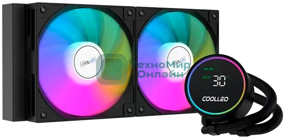 Система жидкостного охлаждения Coolleo ICE Fairy DIG 240 LITE BK (DIG-240-LITE-BK)
