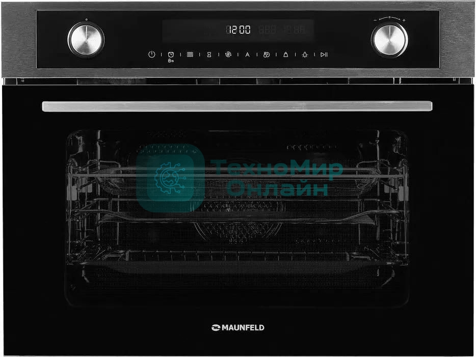 Компактный духовой шкаф с функцией СВЧ Maunfeld MCMO5015MFS