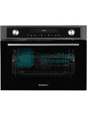 Компактный духовой шкаф с функцией СВЧ Maunfeld MCMO5015MFS