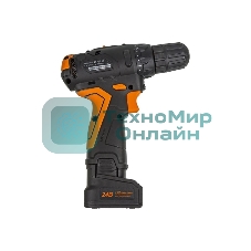 Дрель-шуруповерт аккумуляторная Вихрь ДА-24Л-2К/Б 72/14/24, Аккумуляторная, 24В, 2 АКБ, Кейс