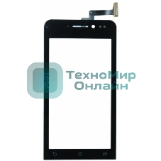 Сенсорное стекло (тачскрин) для Asus ZenFone 4 A450CG, черное