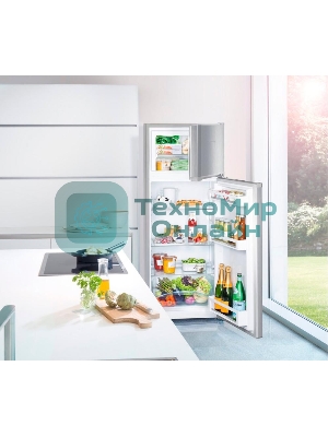 Холодильник Liebherr CTELE 2531-26 001 серебристый двухкамерный 189/44л морозилка сверху