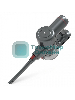 Пылесос вертикальный BQ VCA0202H серый, питание от аккумулятора, 50 Вт, уборка сухая, пылесборник 0.6 л, работа от АКБ max 30 мин.