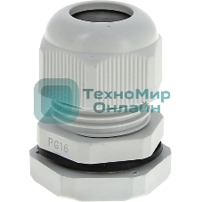 Сальник PG16 IP54 d отв. 21мм/d провод. 10-14мм PROxima EKF plc-pg-16-r