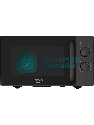 Микроволновая печь Beko SOLO MOF23300B черный, 23 л, 900 Вт, переключатели - поворотный механизм