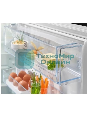 Встраиваемый холодильник Electrolux ENT6NE18S белый, 2-хкамерн., 195/62 л., морозилка снизу, No Frost