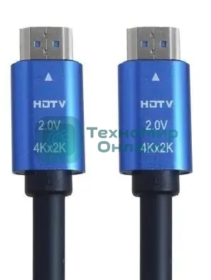 Кабель аудио-видео Premier 11238 HDMI (m)/HDMI (m) 15м. позолоч.конт. черный