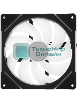 Вентилятор для корпуса Accord ACC-YF14 ARGb 140х140x25 черный 4-pin (ACC-YF14 ARGb BLACK) brown box