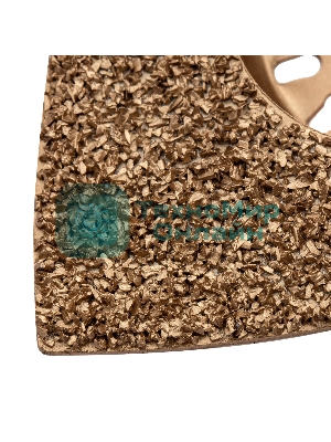 Насадка для МФИ Denzel шлифовальная дельтовидная, HM, по плитке и дереву, 78 мм