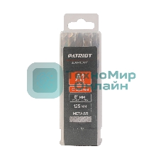 Сверло PATRIOT EXPERT по металлу, Р6М5К5, 9,0 мм, упаковка 5 шт