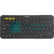 Клавиатура беспроводная Logitech K380 Multi-Device Bluetooth (920-007584) темно- серый- (заводская гравировка)
