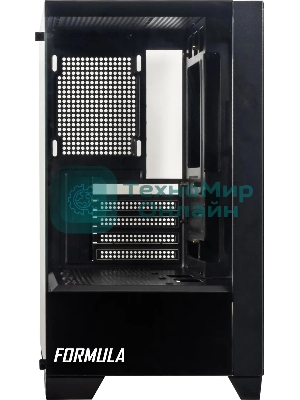 Компьютерный корпус AeroCool/Formula Cristal Z1M черный без БП mATX 2xUSB 2.0 1xUSB 3.0 audio bott PSU