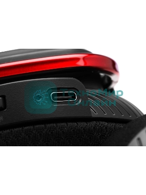 Гарнитура Bloody MR720 чёрный, беспроводная + проводная, радиоканал/Bluetooth/mini jack 3.5 мм, до 44 ч, подсветка