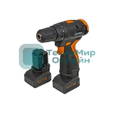 Дрель-шуруповерт аккумуляторная Вихрь ДА-24Л-2К/Б 72/14/24, Аккумуляторная, 24В, 2 АКБ, Кейс