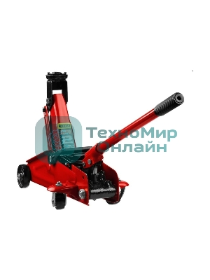 Домкрат STAYER 43152-2 RED FORCE гидравлический подкатной, 2т, 125-320мм