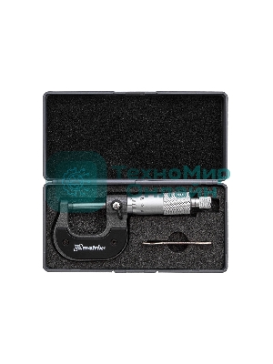Микрометр механический Matrix 0-25 мм