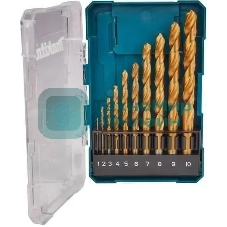 Набор сверл Makita D-72849 по металлу (10пред.) для дрелей