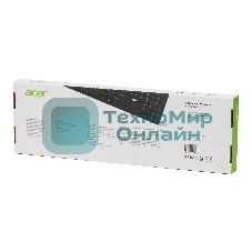 Клавиатура проводная Acer OKW122, USB, черный