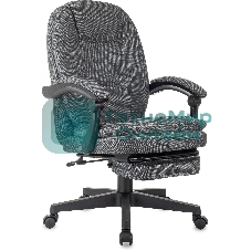 Кресло Бюрократ CH-868MSG-BF 3C1 серый, ткань, подставка для ног