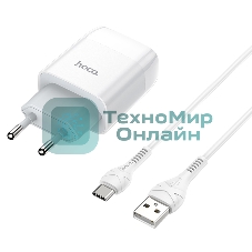 Сетевое зарядное устройство HOCO (6931474713018) для Type-C C72Aa White