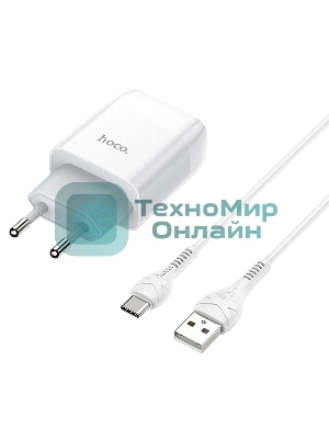Сетевое зарядное устройство HOCO (6931474713018) для Type-C C72Aa White