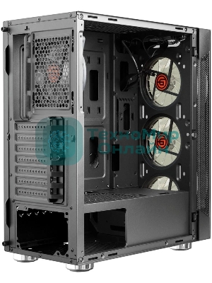 Компьютерный корпус Ginzzu CL280 FAN 12CM RGb*4 USB3.0 Window