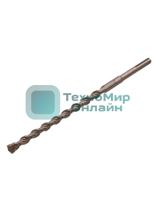 Бур по бетону Denzel двойная спираль, Cobalt W-tip, 14x260 мм, SDS PLUS