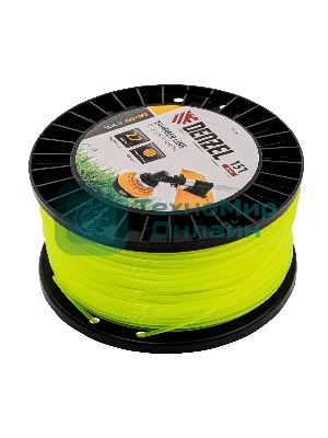 Леска для триммера Denzel круглая, 2,7мм х 151м, на DIN катушке FLEX CORD