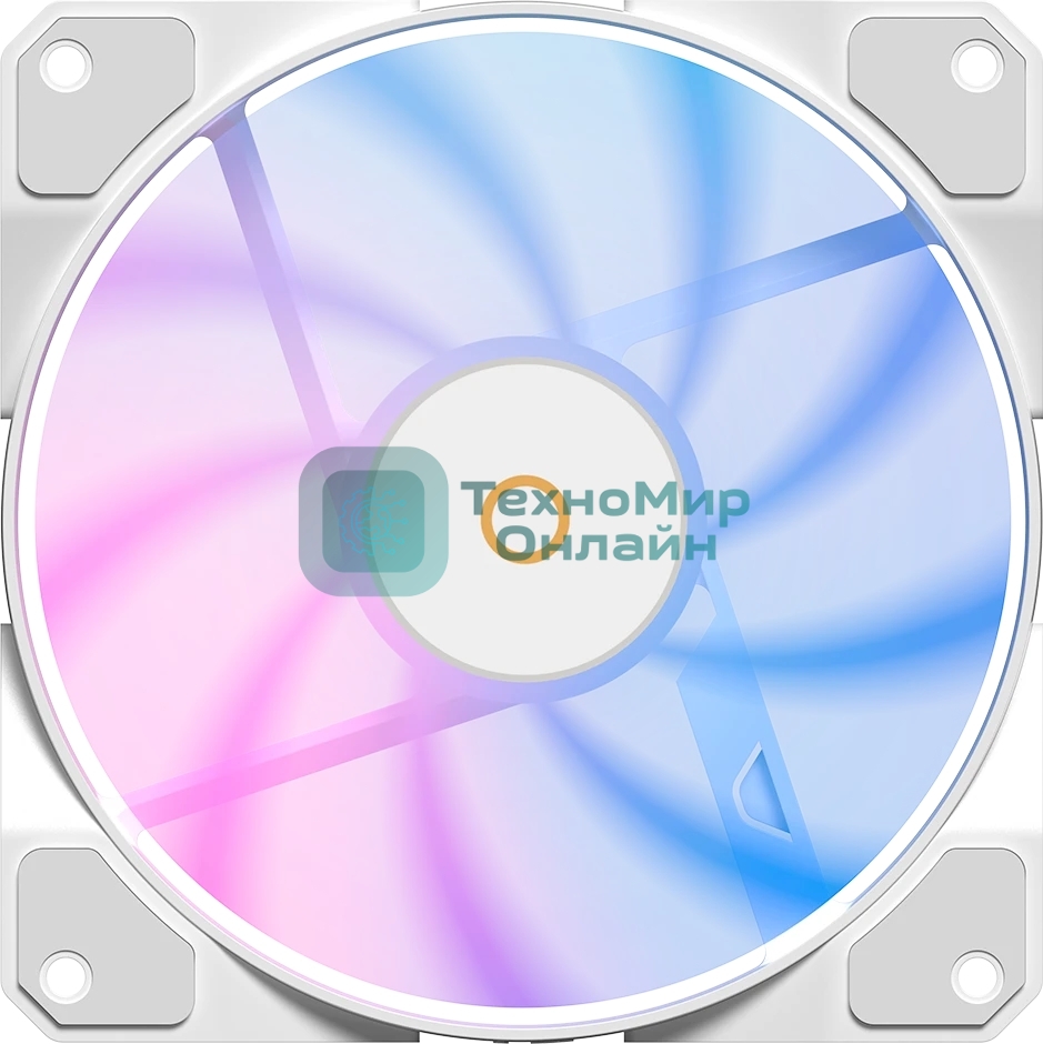 Вентилятор для корпуса Ocypus Beta F12 WH ARGB Reverse Blade White (Beta-F12-WH1AM01X-GL)