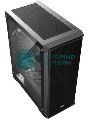 Корпус без блока питания Raijintek ARCADIA 41, Midi-Tower, TG, 1x120мм, 2xUSB-A 3.0 + 1xUSB-C, ATX, mATX, mITX Black