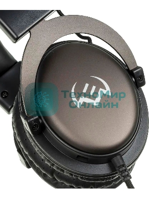 Гарнитура проводная игровая SVEN AP-G999MV с микрофоном серый (50 мм, мини-джек (стерео) O 3,5 мм (4 pin))