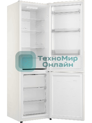 Холодильник Candy CFN6200C бежевый двухкамерный 243/91л морозилка снизу, No Frost