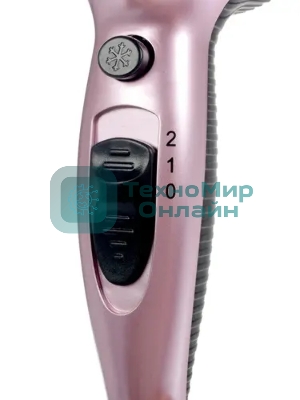 Фен Kelli KL-1109 фиолетовый/черный, 2000 Вт