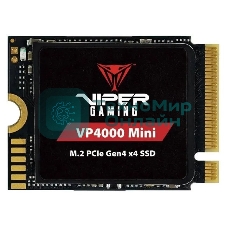 Накопитель SSD Patriot VP4000 Mini, 1Tb, PCIe 4.0 x4, M.2 2230, NVMe, R/W 5000/3500, с радиатором