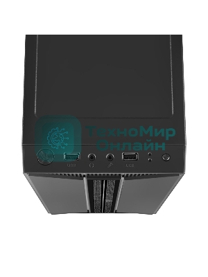 Компьютерный корпус Ginzzu B350 2*USB 2.0,AU RGb