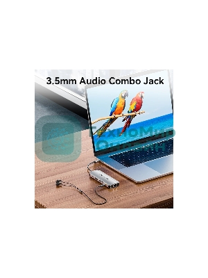 Мультифункциональный хаб Vention USB Type C 9 в 1