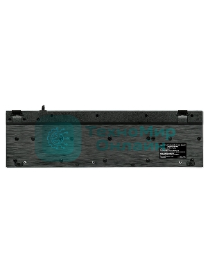 Клавиатура проводная KG-23U BLACK Nakatomi Gaming - игровая с RGb-подсветкой, USB, черная