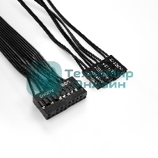 Компьютерный корпус Miditower ExeGate AA-440-UNS450 (ATX, БП UNS450 с вент. 12см, 2*USB, аудио, черный)