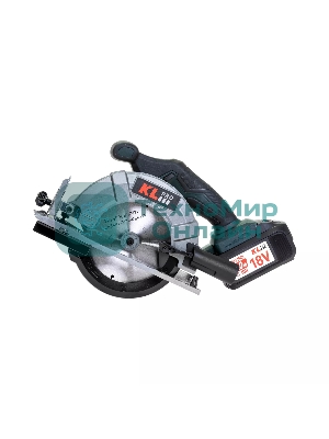 Профессиональная пила циркулярная бесщеточная KLPRO KLDAT18B-80 (18 В/8,0 А·ч, 3650 об/мин, 165мм)