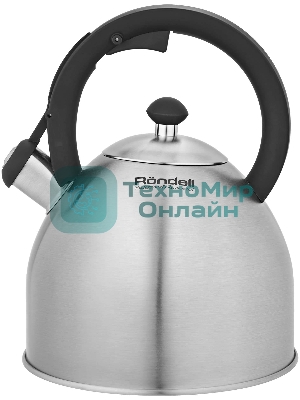 Чайник для плиты металлический Rondell Cassia RDS-1886 3.0 л. стальной
