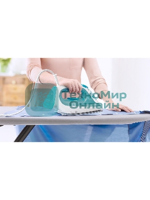 Утюг Braun SI 3041 GR TexStyle 3 белый/бирюзовый, 2350 Вт, 45 г/мин, 150 г/мин, 270 мл