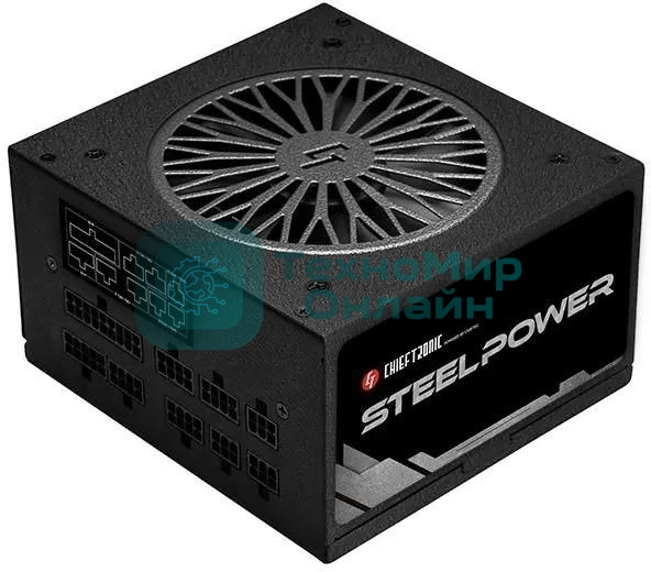 Блок питания Chieftec SteelPower BDK-650FC, 650Вт, 80 PLUS Bronze, 120мм, модульный, черный