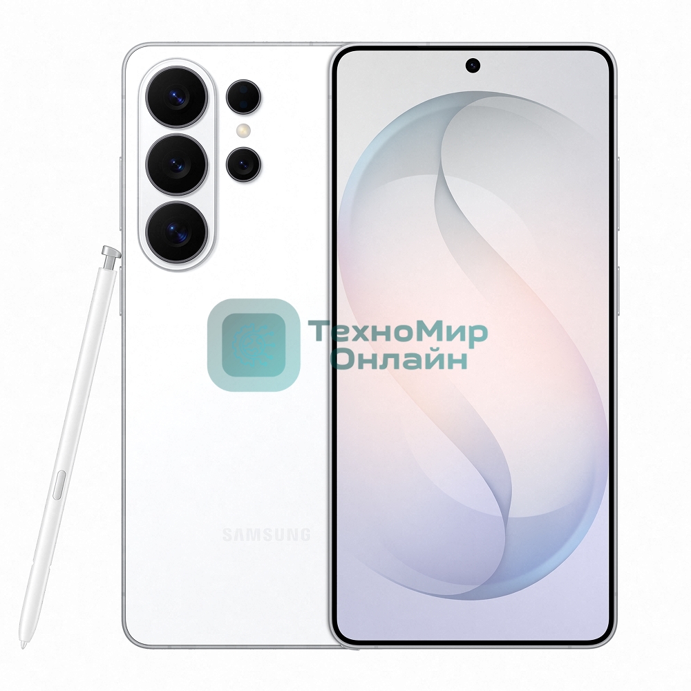 Смартфон Samsung SM-S948B Galaxy S26 Ultra 256Gb 12Gb белый моноблок 3G 4G 2Sim 6.9