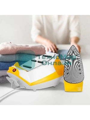 Парогенератор Kitfort КТ-9135-1 2000Вт желтый/белый