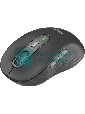 Мышь беспроводная Logitech M750 графитовый, 4000 dpi, радиоканал, Bluetooth, USB, кнопки - 5