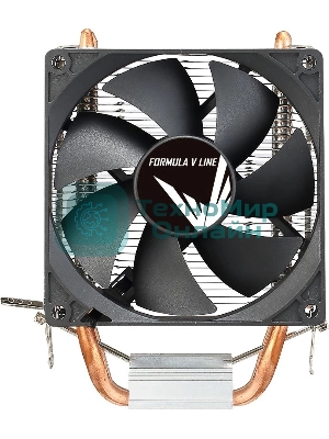 Устройство охлаждения (кулер) Aerocool Formula Ice Boid 2PSDB черный 90мм алюминий+медь 2100rpm 34db 4-pin 90W 135мм