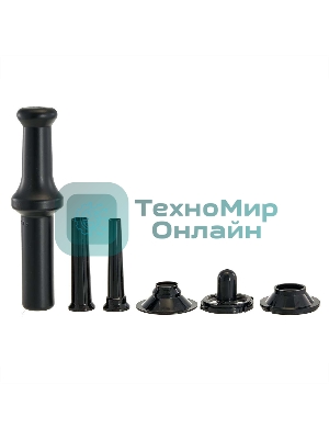 Мясорубка электрическая DELTA LUX DE-605M черный, 4500 Вт, 2.8 кг/мин, реверс, защита от перегрузки, насадки - 5