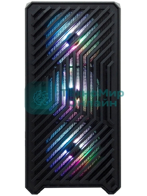 Компьютерный корпус 1STPLAYER TRILOBITE T5 ARGb Black, mATX, 4x120мм ARGb fans